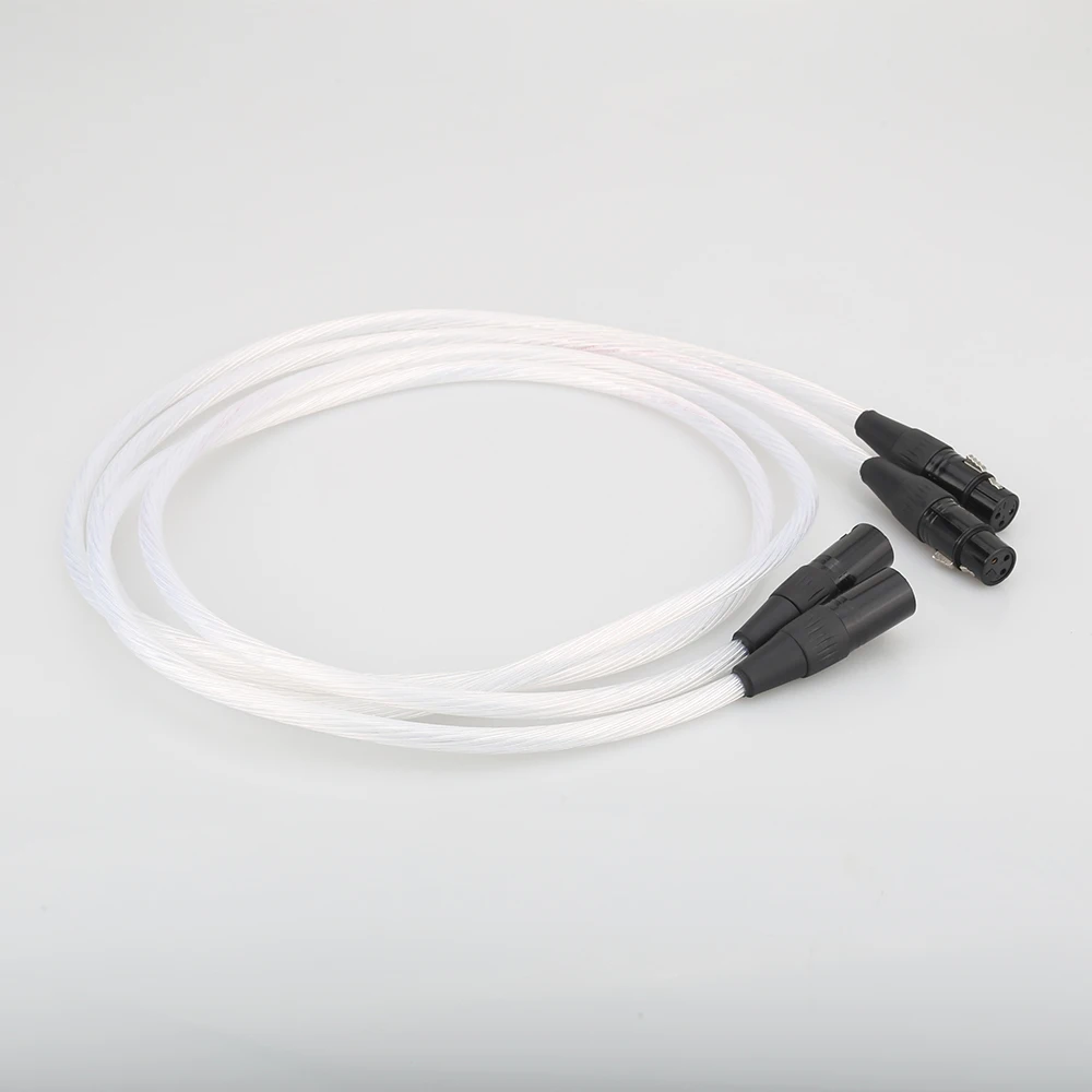 Кабель Audiocrast A27 Hifi XLR Hi end pure silver Plated 5N OCC Cable 2 Male to Female cable Balance line|Кабели VGA| |