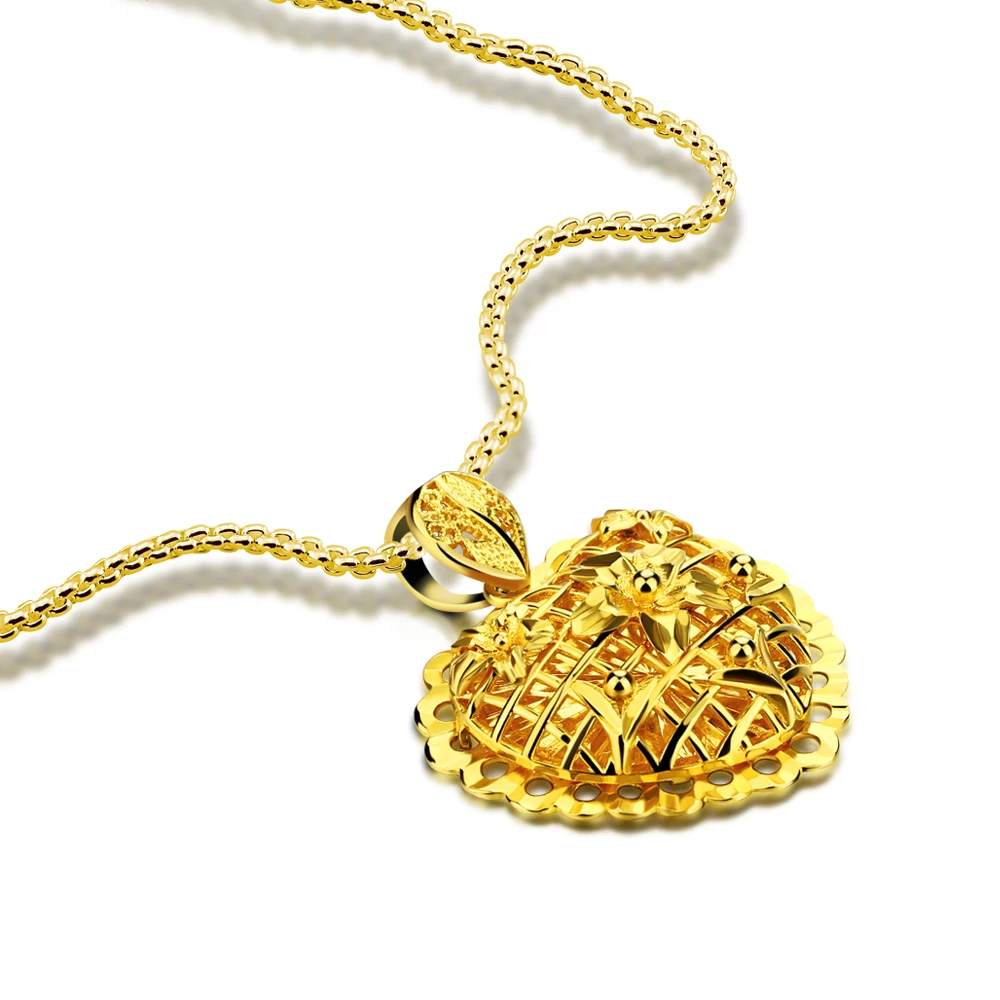 Женское ожерелье с подвеской в виде сердца длинная цепочка на свитер подарочное