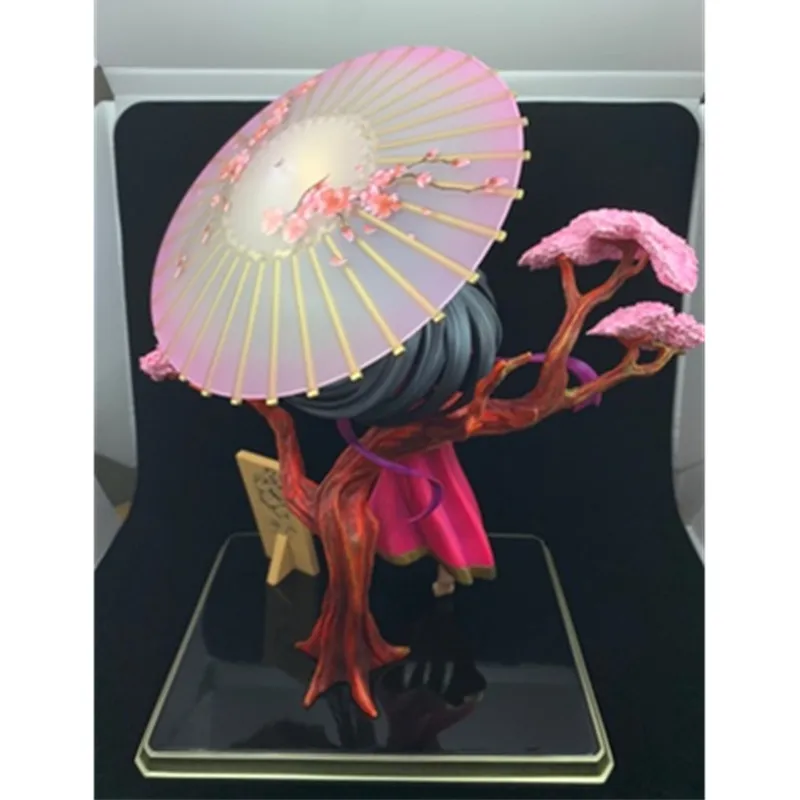 

Anime ONE PIECE Boa Hancock Shichibukai Kabuki Ver GK Gift Resin Statue Portrait Box Action Figure Collectible Model Toy O78