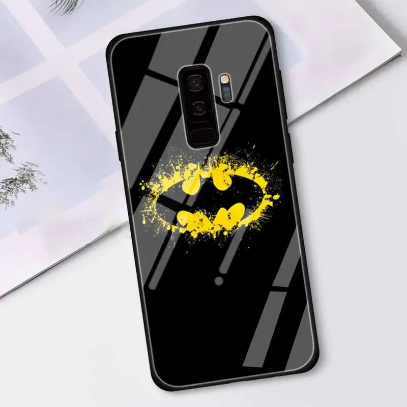 

Bat Pattern-compatible Phone Case Tempered Glass For Samsung S6 7 8 9 10 20 Plus 20Ultra Note8 9 10 10pro