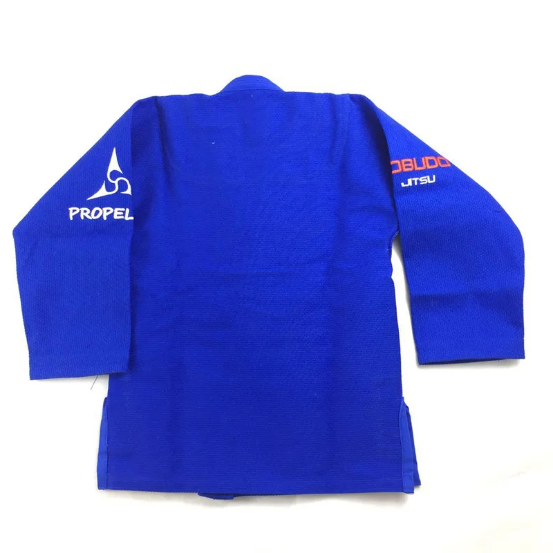 Черный/синий BJJ Gi Jiu Jitsu gi утолщенные тренировочные костюмы для детей и взрослых