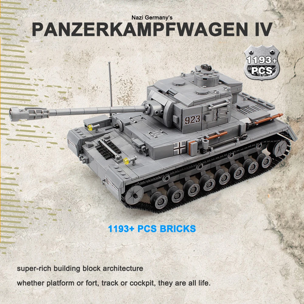KAZI 82010 Танк Второй мировой войны Военная бронированная военная колесница F2