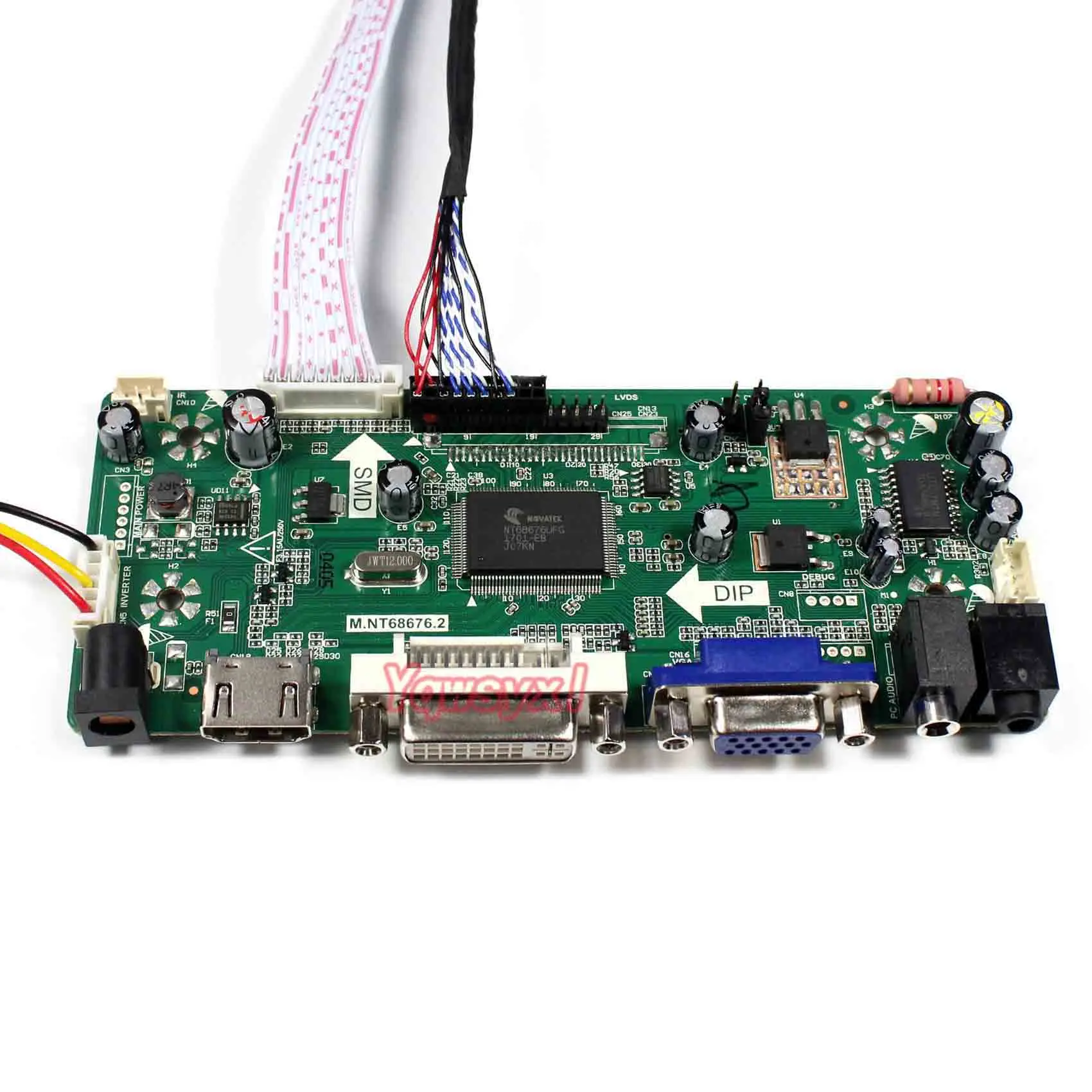 Yqwsyxl комплект контрольной платы монитора для фотографий LP154W01(TL)(D1) HDMI + DVI VGA ЖК