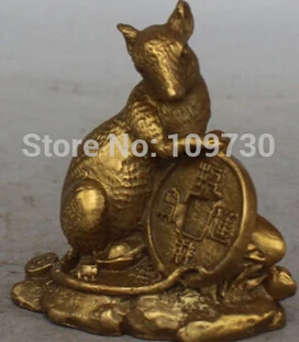 Бесплатная доставка &lt&lt&lt 10 см китайские бронзовые богатые Yuanbao Money 12 животных