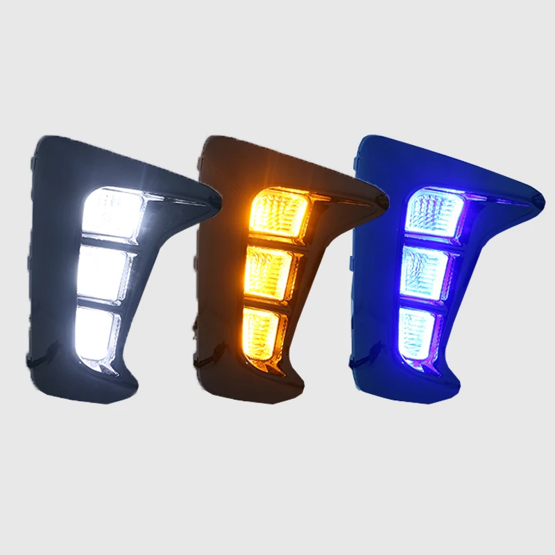 2 Шт. Светодиодные Дневные Ходовые Огни DRL Для KIA PEGAS 2018 2019 Противотуманные