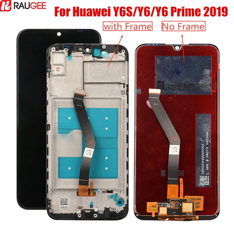 ЖК экран для Huawei Y6 2019 дисплей с рамкой дигитайзер сенсорный Y6s Prime 6 09 дюйма|Экраны