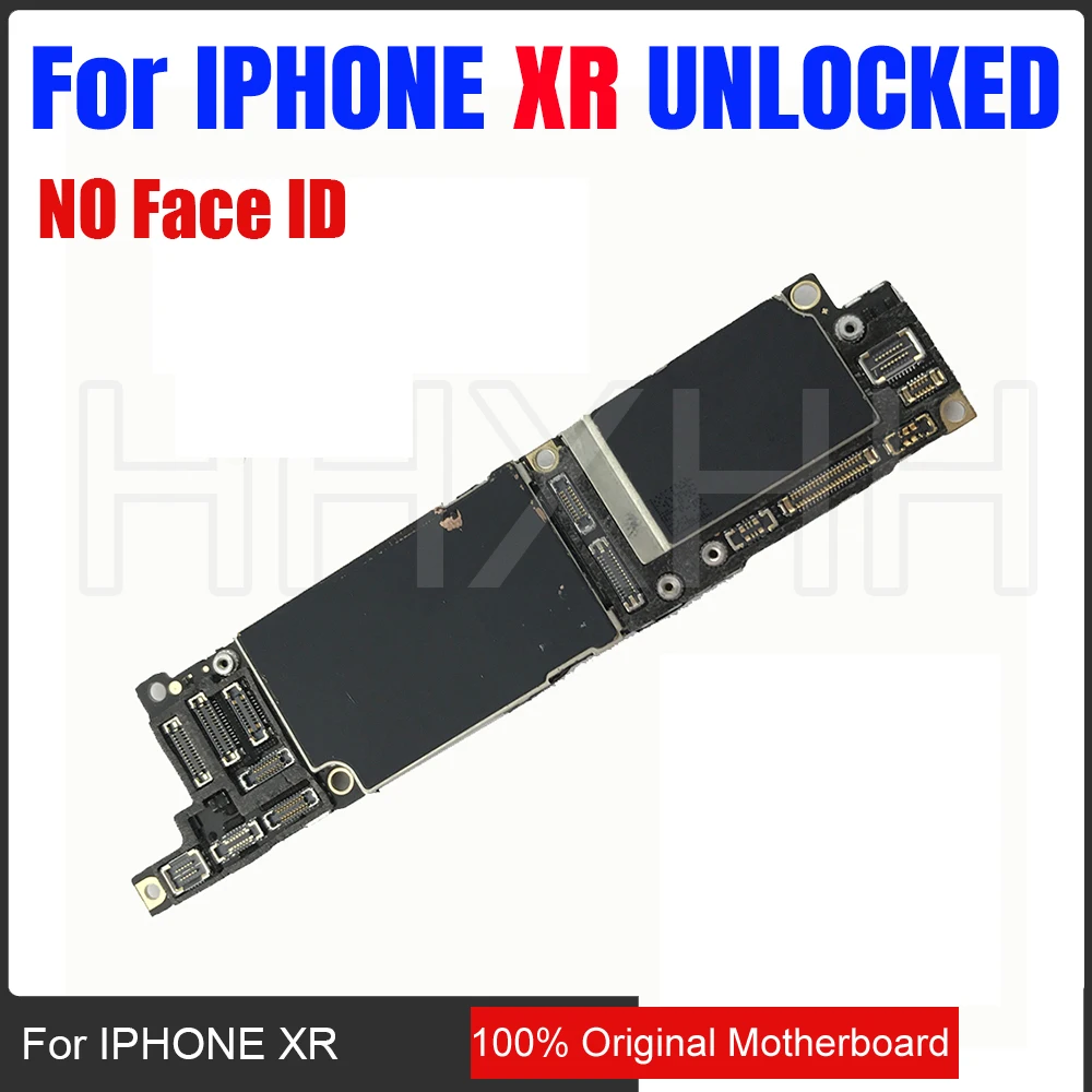 Для iphone XR материнская плата разблокированная новая логическая плата с обновлением IOS XR оригинальная замененная плата 64 Гб/256 ГБ/128 ГБ материнская плата