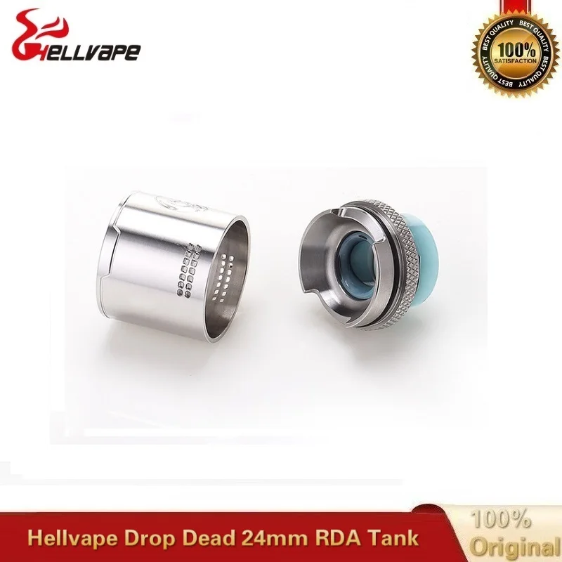 Электронные сигареты Hellvape Drop Dead RDA Tank 24 мм Одна двойная катушка строит BF Squonk Pin для