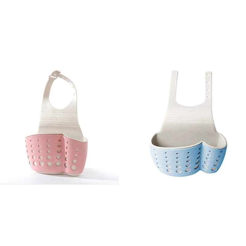 

Пшеничная двухслойная Регулируемая подвесная сумка для хранения на раковину кухонная полка смеситель губчатая полка