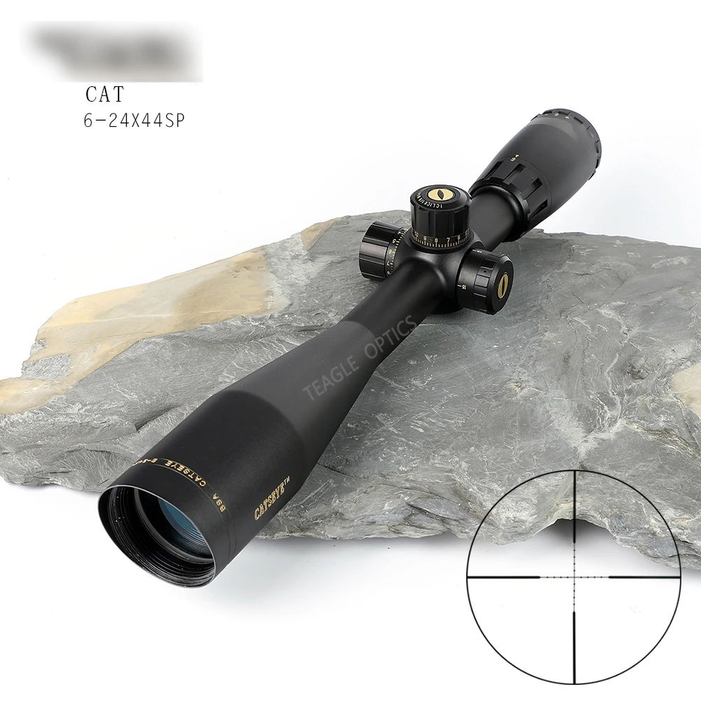

Hunting OPTICS 6-24 Tactical Riflescope Without Illumination Rifle Scope Sniper Optic Sight Hunting Scopes