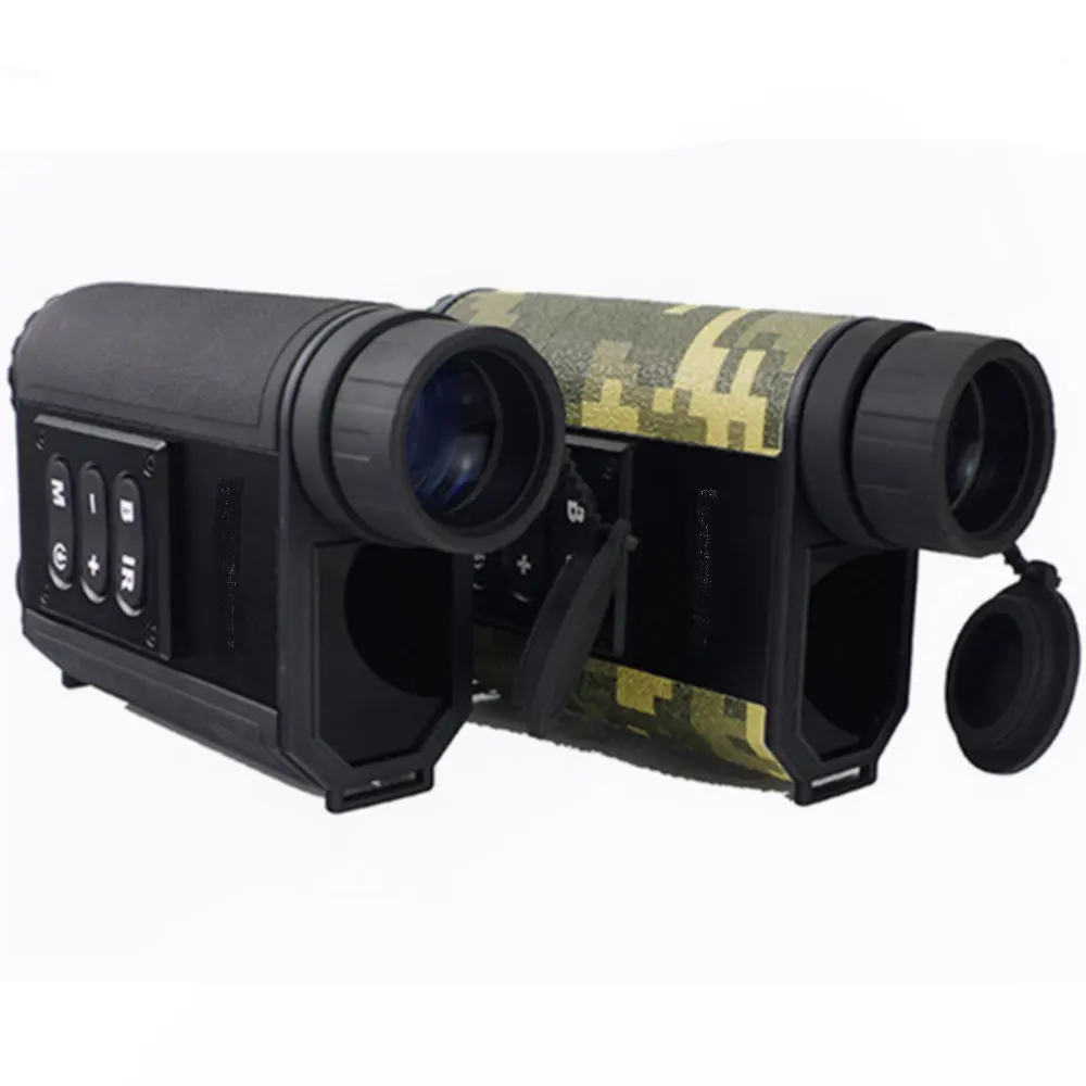 6X оптический зум ИК цифровой Монокуляр ночного видения 500 м лазерный дальномер