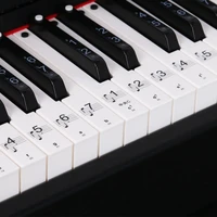 for keyboard instruments 546188 keys color musical note rising tone and falling tone piano keyboard transparent sticker