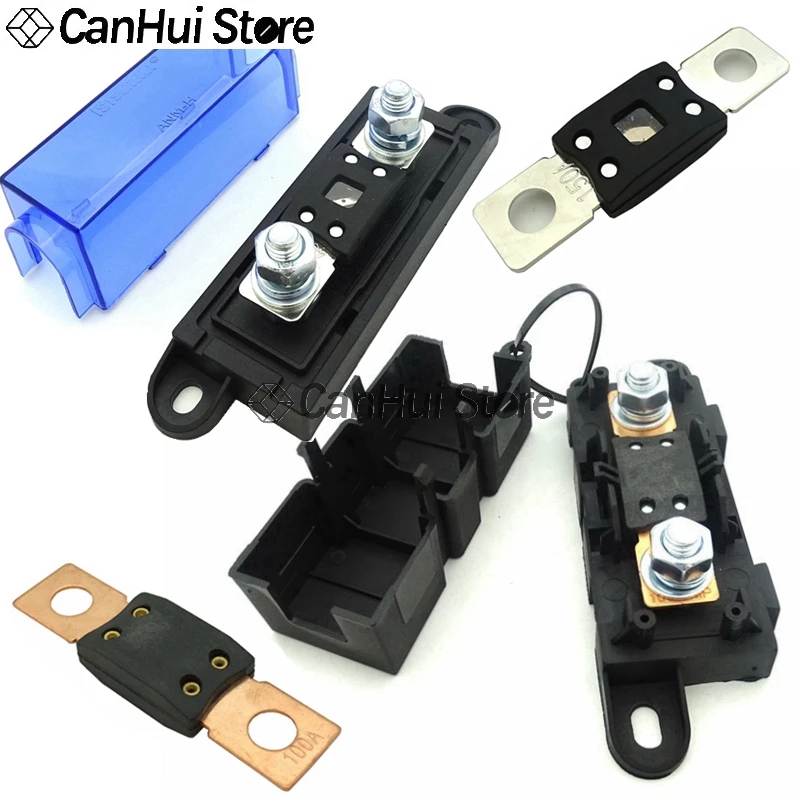 1set ANM-H3 MEGA Auto Fuse Holder/ANM Bolt-on blade fuse holder Flat Type 40A 50A 60A 70A 80A 100A 125A 275A 350A 400A 500A - купить по