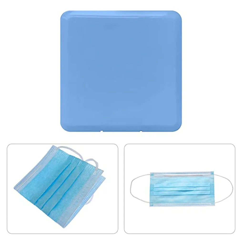 Коробка для хранения маски портативный держатель складной органайзер папка