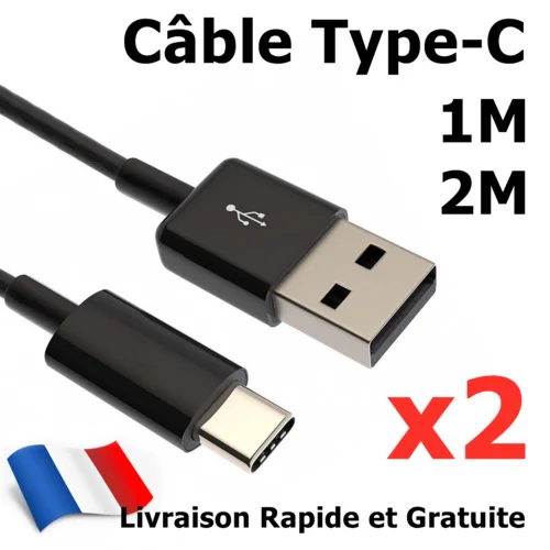 

FOR Cable Chargeur Type-C USB 3.1 Pour Mi 8/ Mi9 9T Pro Redmi Note 8 Note 8T 8Pro