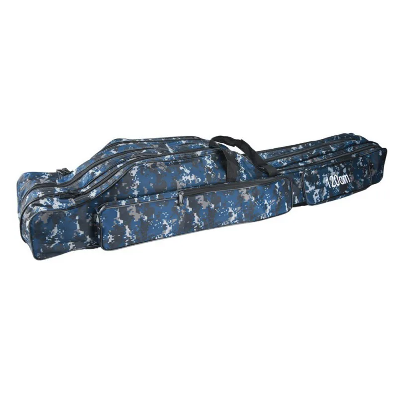 

Portable Folding Reel Bag Tackle Tool Case Carrier Travel Storage Bag Large Capacity Fishing Bag