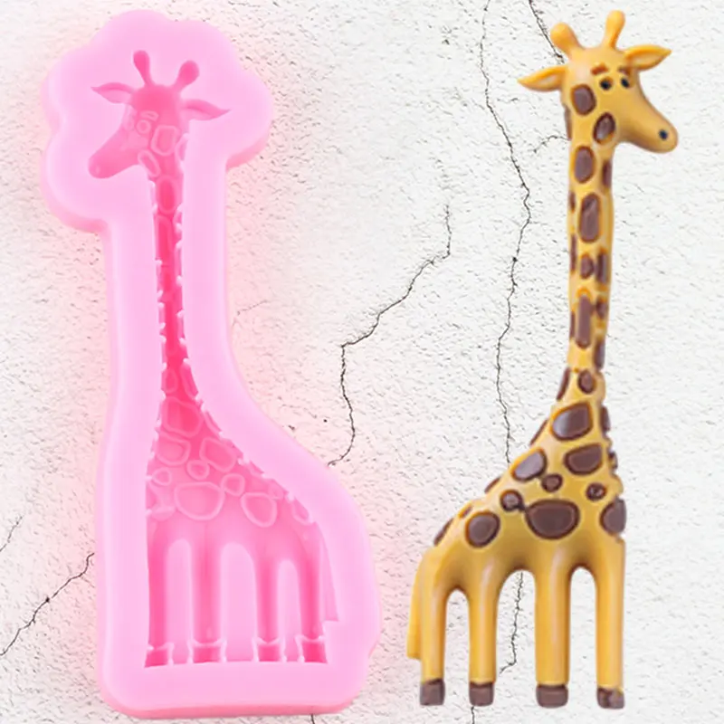 

Cartoon Animals Giraffe Silicone Molds Cookie Baking Candy Chocolate Gumpaste Mould Baby Birthday Fondant Cake Decorating Tools