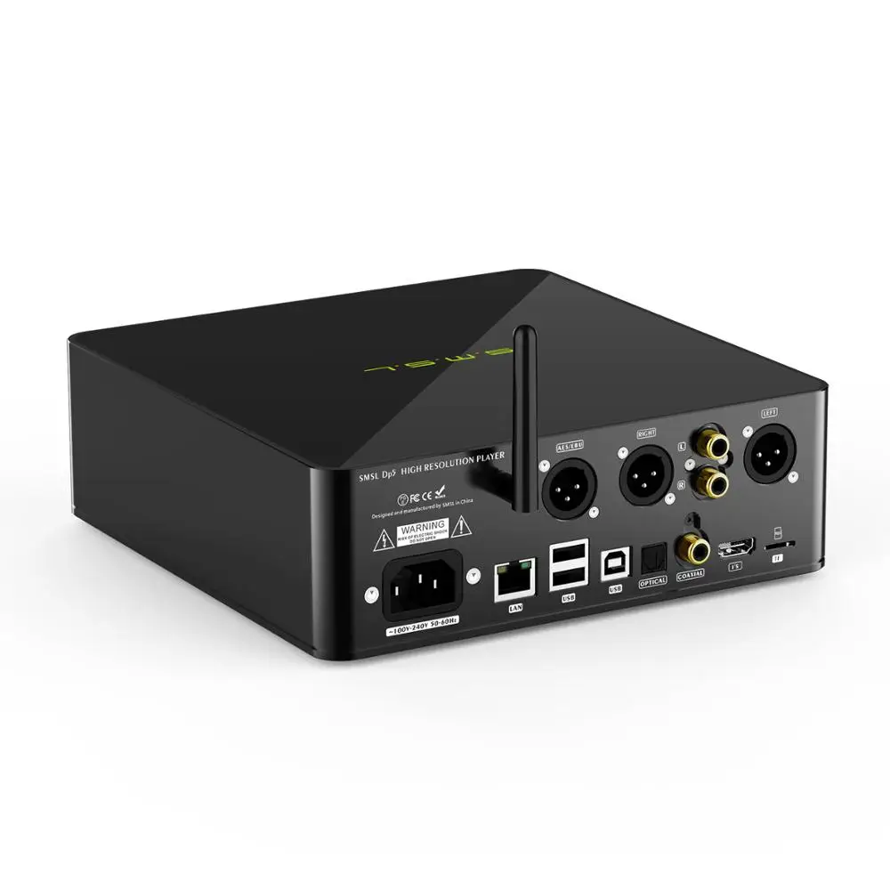 SMSL DP5 ES9038PRO MQA Bluetooth Сетевой музыкальный плеер цифровой поворотный Декодер