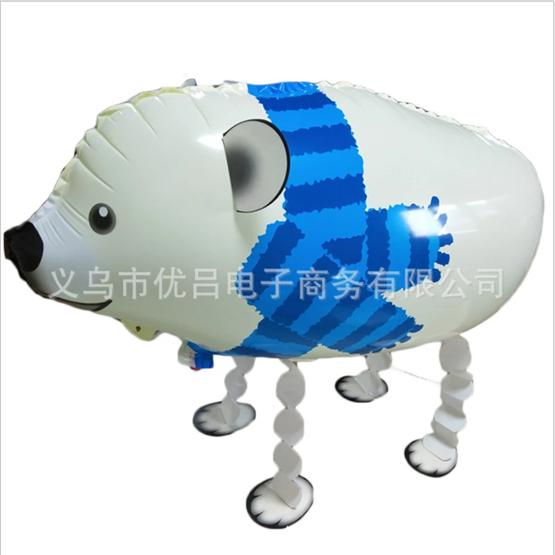 Шнурок ходячие воздушные шары оптом стоячие животные алюминиевые надувные