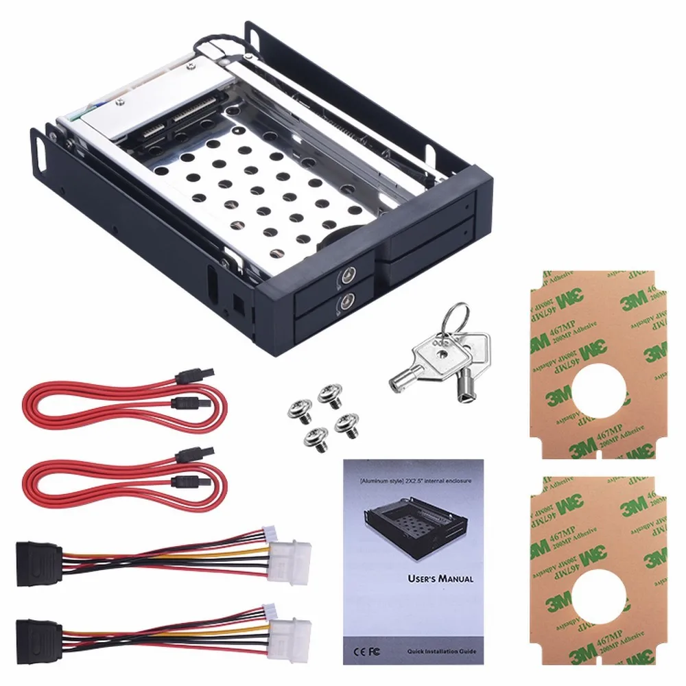 Алюминиевый корпус для 2 5-дюймового жесткого диска unеop ST2520 2-Bay | Компьютеры и офис