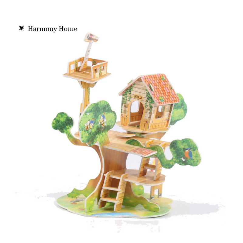 3D наклейки Скрапбукинг головоломка DIY Головоломка детская игрушка малыш Раннее