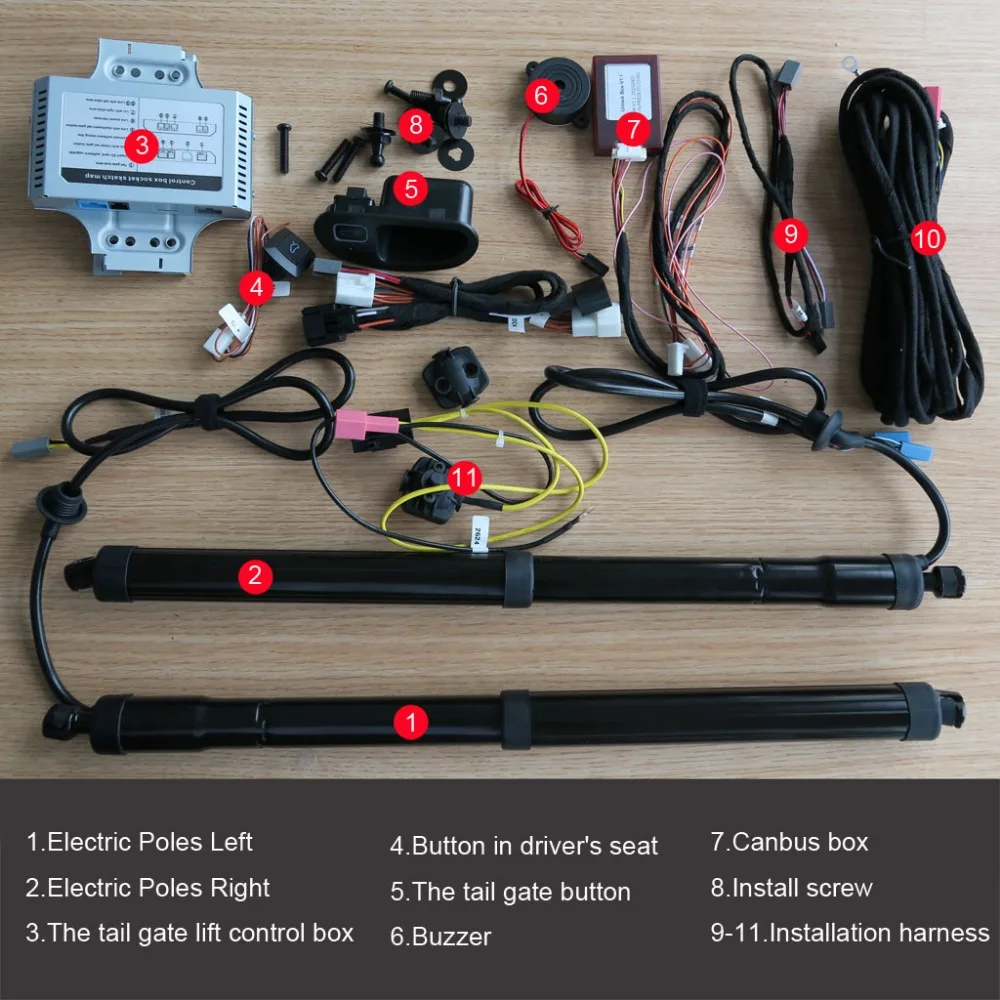 Умный Электрический подъемник для задних ворот легко управления багажником