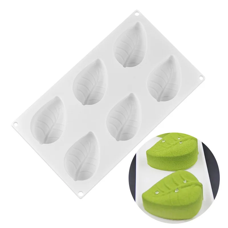 

DIY Decorating Leaf Silicone Mold for Cake Pastry Baking Chocolate Candy Fondant Bakeware Mousse Mould Dessert Mould