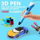3d-ручка со светодиодный ным экраном, ручка для 3D печати, пла-нить, креативная игрушка, подарок для детей, дизайн, рисование, 3D-принтер, ручка для рисования