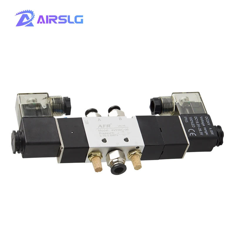 4V230C-08 4V130C-06 4V230C-06 4V330C-10 4V430C-15 клапаны с разъемом глушителя 4 мм/6 мм/8 мм/10 мм/12 мм 5/2 5/3