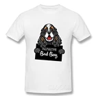 CLOOCL хлопковая футболка, английская Кокер-спаниель, собака, женская футболка, топы, забавные хлопковые черные футболки, Прямая поставка