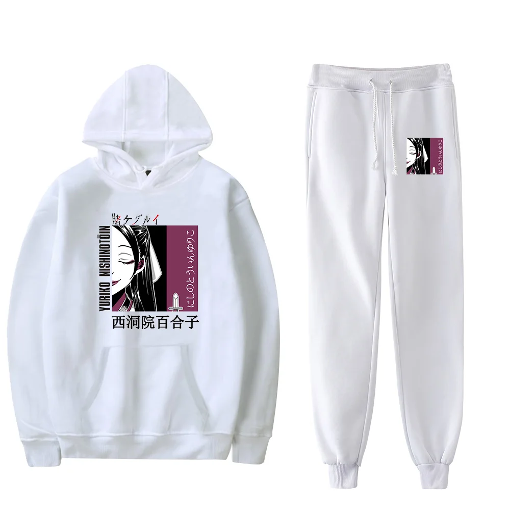 

Betting Kegurui Cartoon Printed Two Piece Set Hoodies Sweatshirt Trousers New Arrival Streetwear Hiphop Style Design