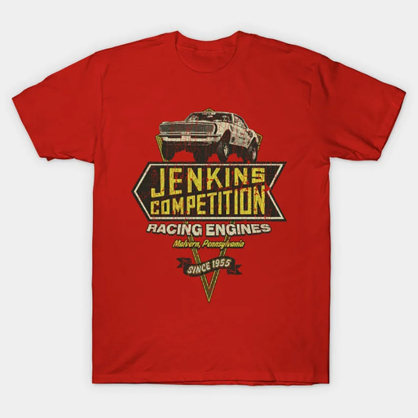 Футболка Jenkins Competition Racing Engines футболка Drag racing fast and furious car nhra drag strip dragster camaro |