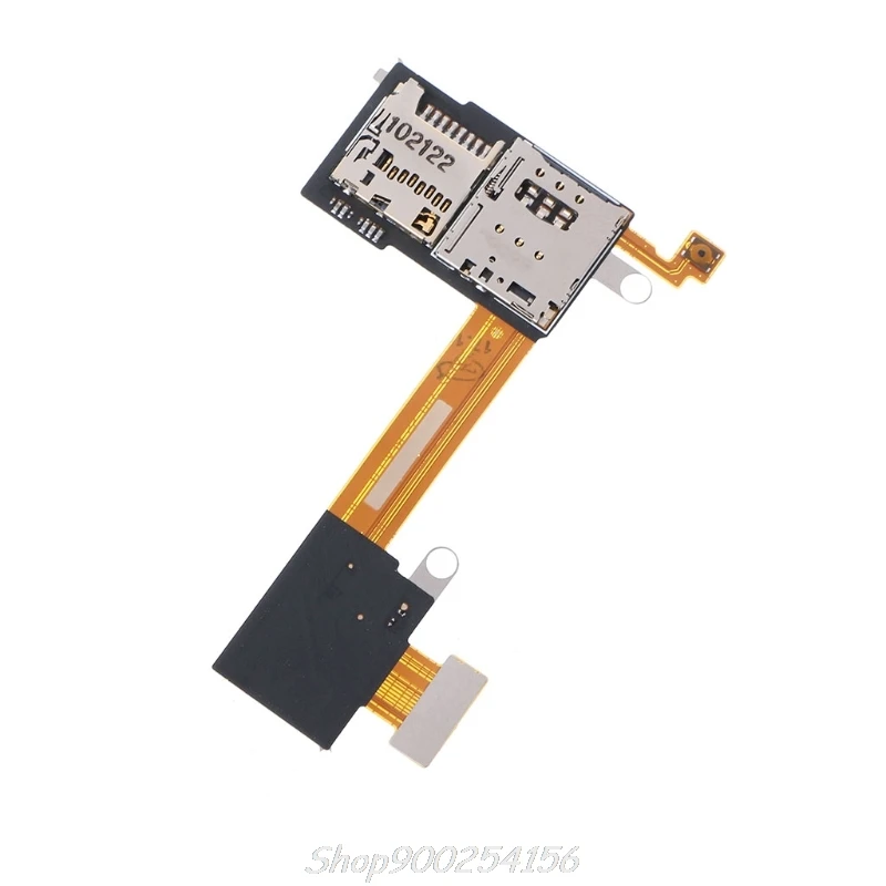 Держатель слота для sim-карты TF гибкий кабель Sony Xperia M2 S50H D2303 D2305 D2306 S23 20 Прямая