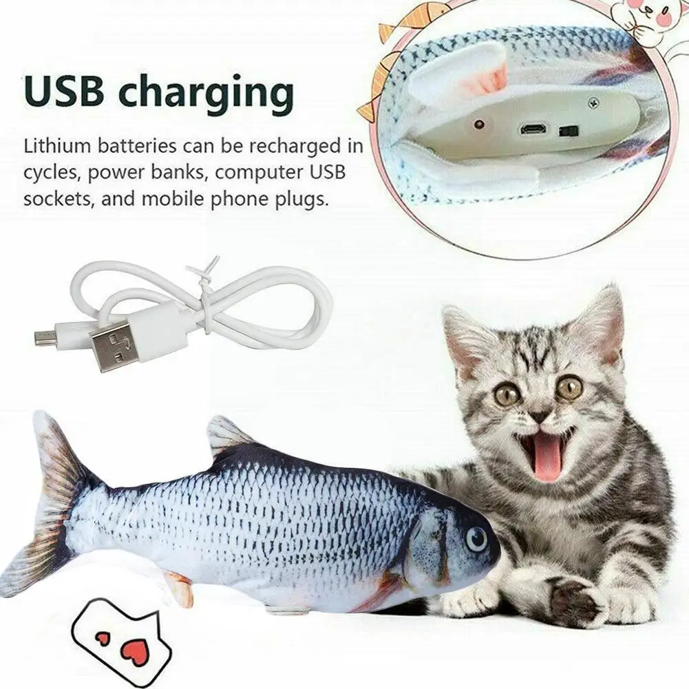 

Интерактивная электронная игрушка-рыбка Q0r6 с Usb-зарядкой