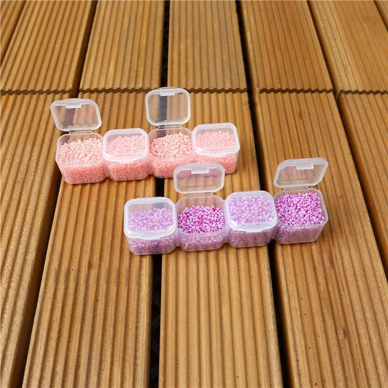 Инструменты для алмазной живописи пластиковая коробка хранения 28 ячеек вышивки