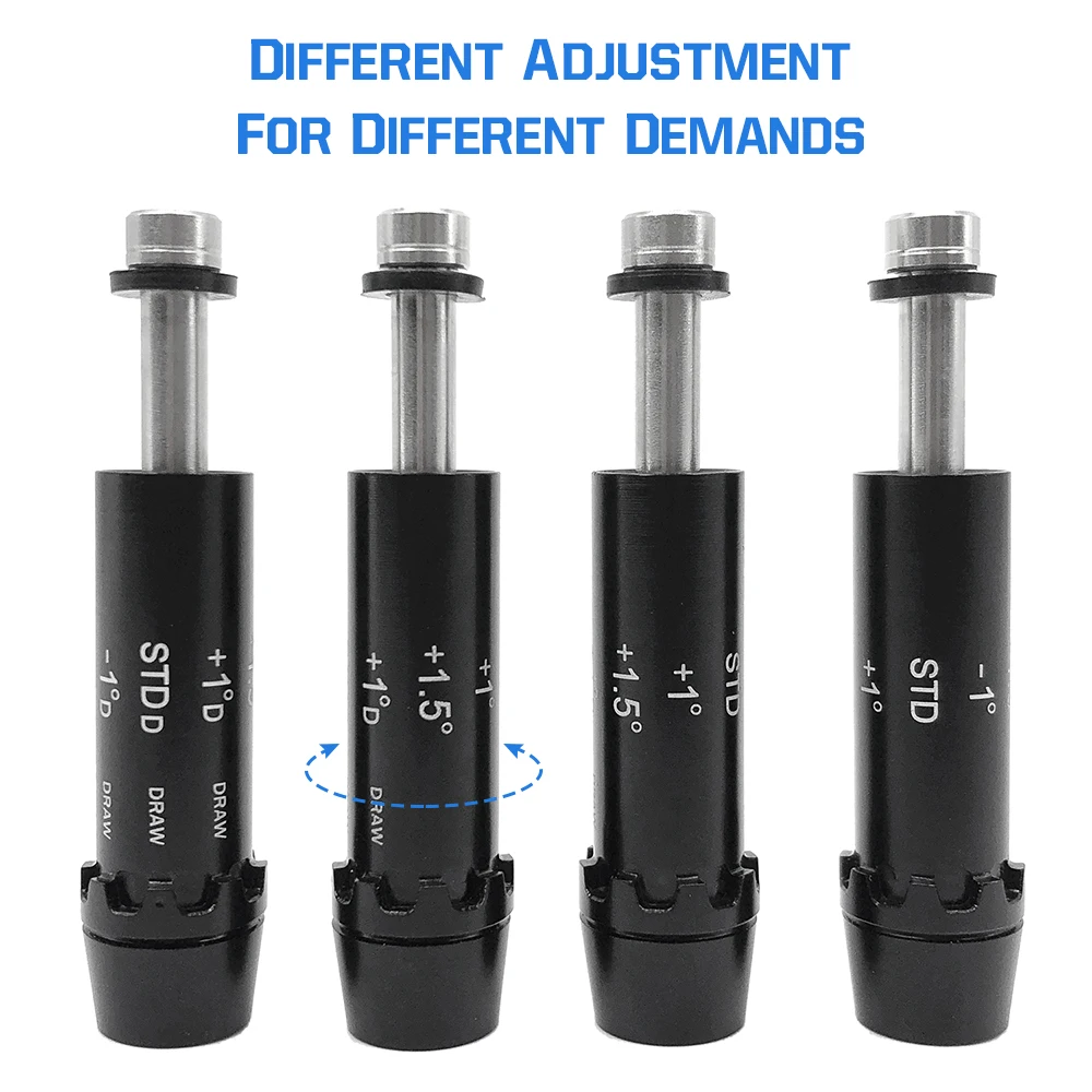 

Aluminium Alloy Adjustable Golf Shaft Adapter Shaft Sleeve Adapter Replacement Compatible with Callaway Flash Fairway Woods