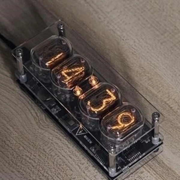 

Light Tube Clock IN12 Tube Digital Clock Electronic DIY Clock with Tube