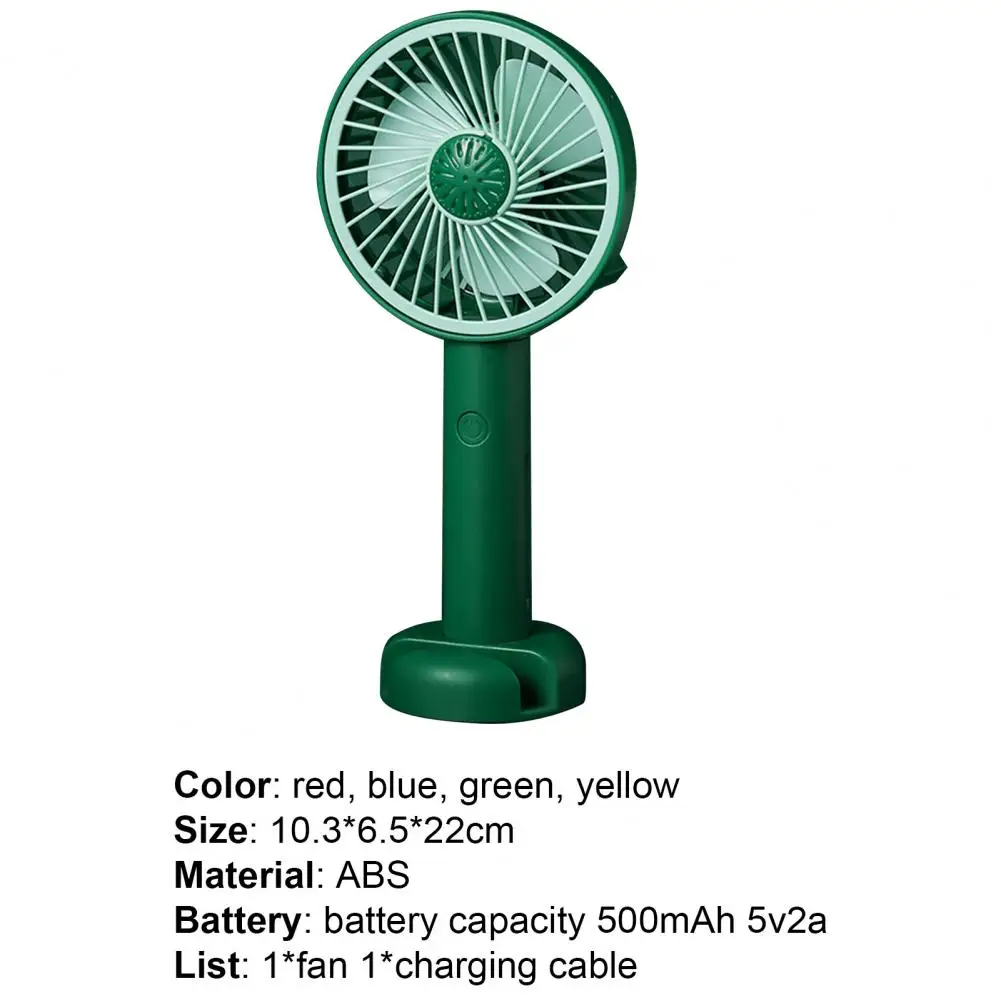 

USB charging portable folding handheld small fan student mobile phone holder small fan