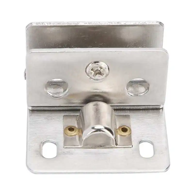 Glass Door Hinge Bracket Clamp Simple Structure Double Protection Easy To Install Ergonomic Design Sturdy Clamps Stainless | Обустройство