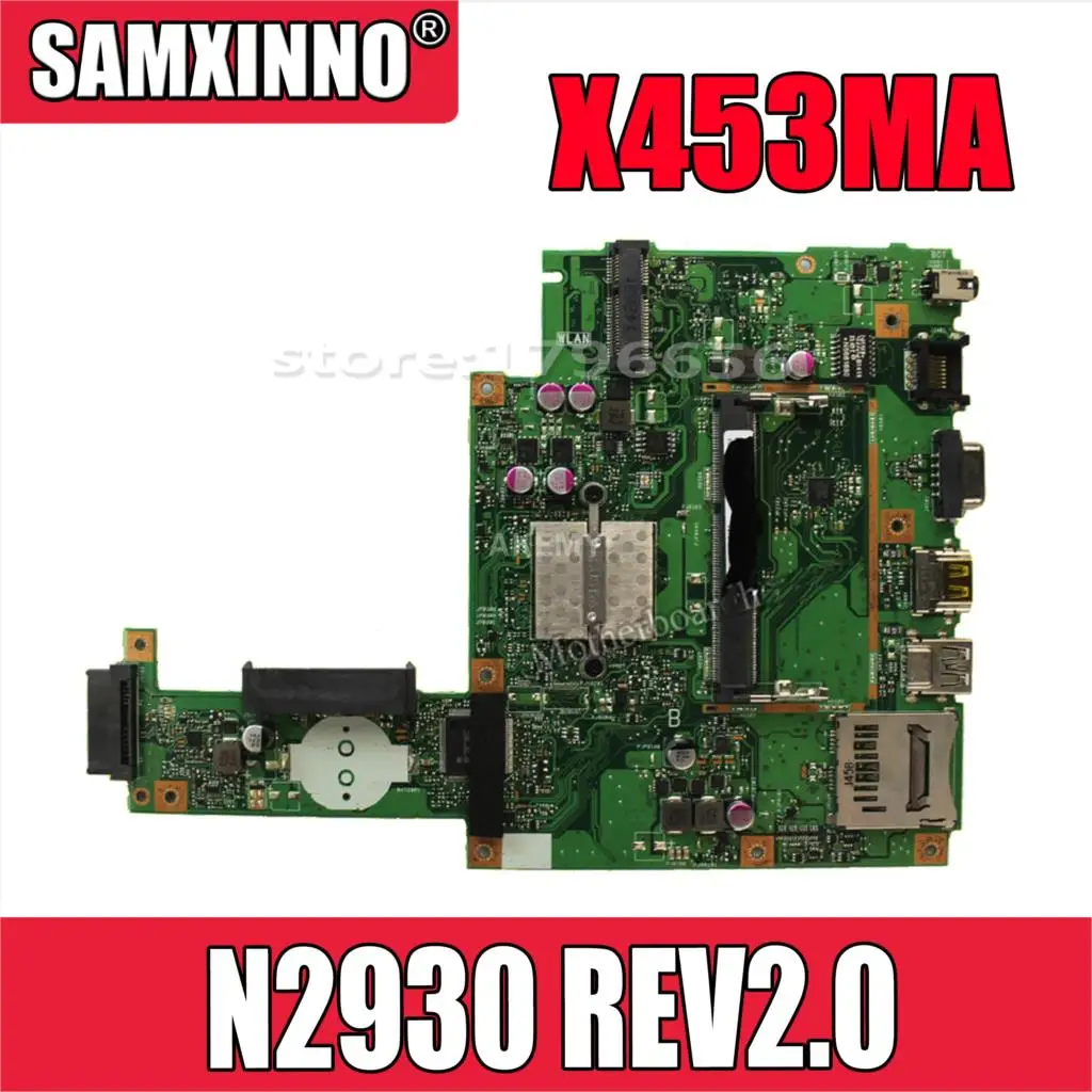 X453MA материнская плата REV2.0 N2930 CPU для For Asus X403MA X403M F453M ноутбука плата|motherboard for