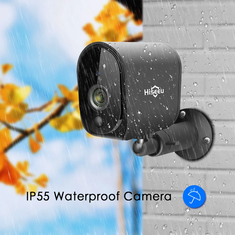 Беспроводная камера видеонаблюдения Hiseeu водонепроницаемая безопасности 1080P с