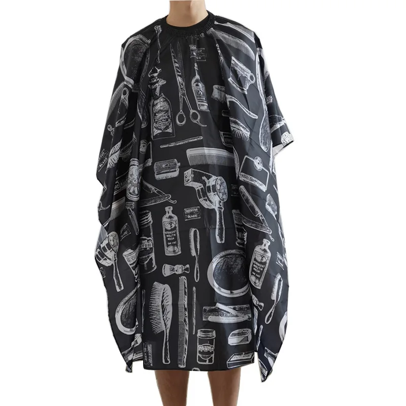 Высококачественная ткань для стрижки волос регулируемая пуговица дизайн