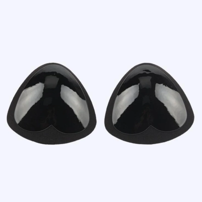 Женская Черная грудь пуш ап прокладки купальник лифтинг соски силиконовый