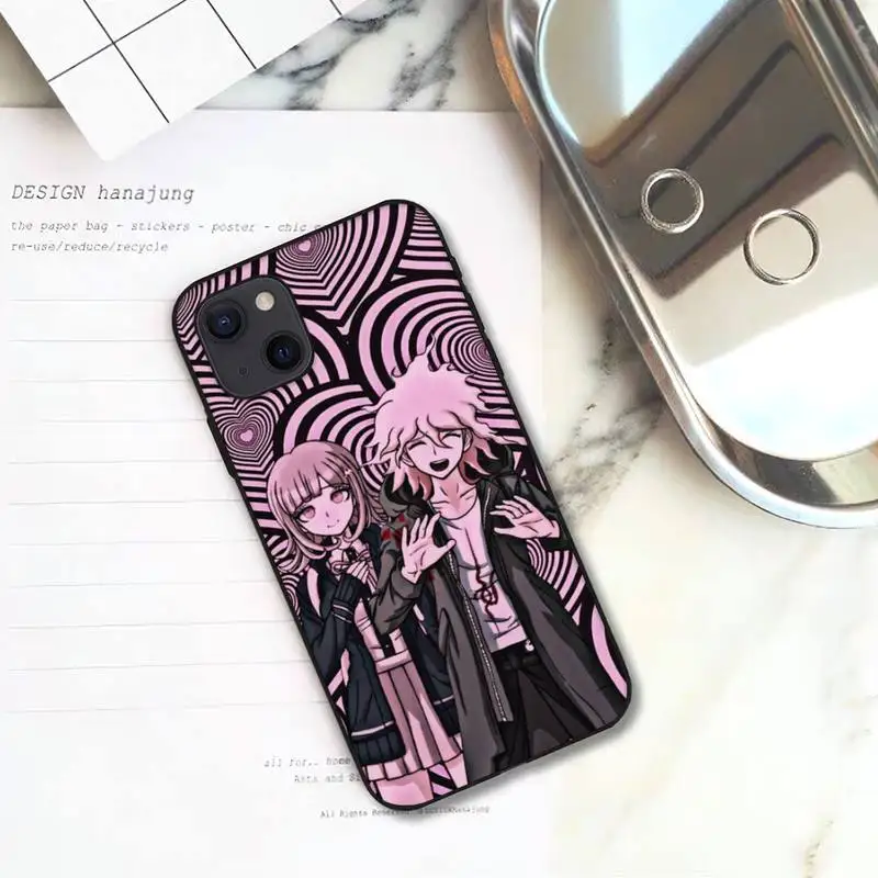 Чехол для телефона RUICHI Chiaki Nanami Danganronpa с рисунком аниме iPhone 11 12 Mini 13 Pro XS Max X 8 7 6s Plus 5 SE