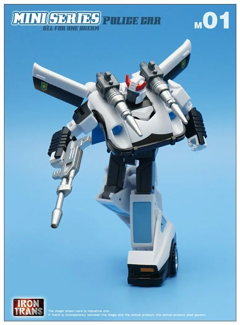 Новинка IronTrans M-01 M-02 Полицейская модель Thunderbolt смог мини-серии M-03 | Игрушки и хобби