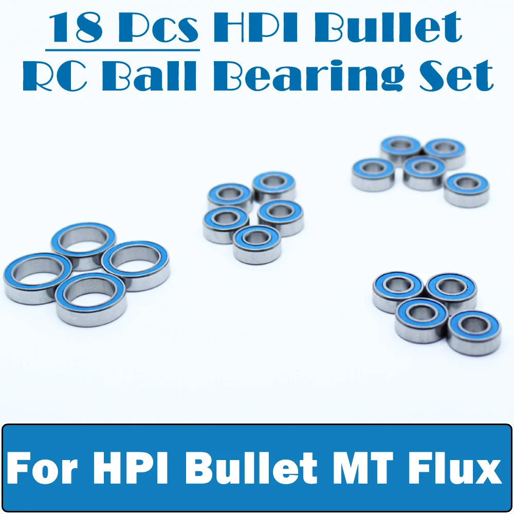 

HPI Bullet RC Ball Bearing Set for HPI Bullet MT Flux 18Pcs Bearings