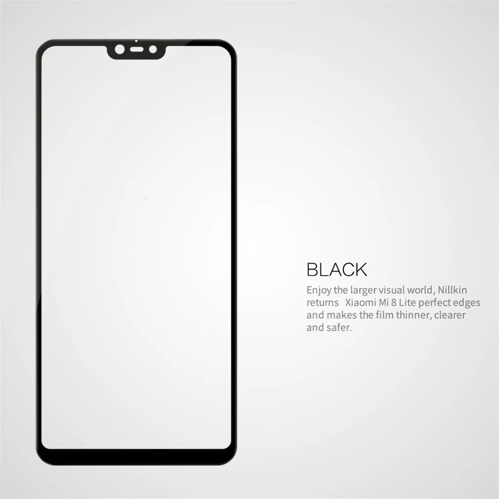 Для Xiaomi Mi 8 Lite закаленное стекло для Xiaomi Mi 8 Lite стекло Nillkin CP+ 2.5D полное покрытие защита экрана