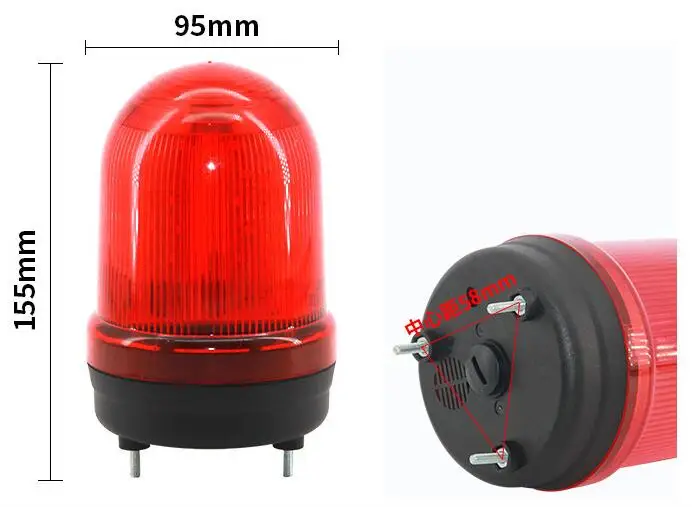 Warning Beacon Light LED Emergency Signal for School Bus 3 Mode no flash/ flash / ratorying lighting Lamp | Лампы и освещение