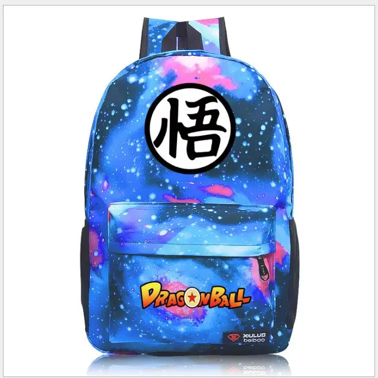 Новый рюкзак Dragon Ball Super Saiyan модные школьные сумки для ноутбука Goku Vegeta мужчин