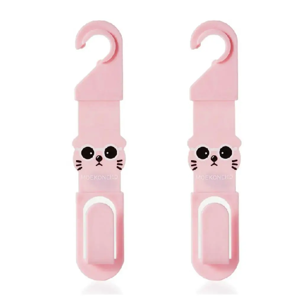 2 шт./лот милый кот вешалка на заднее сиденье автомобиля крюк для хранения